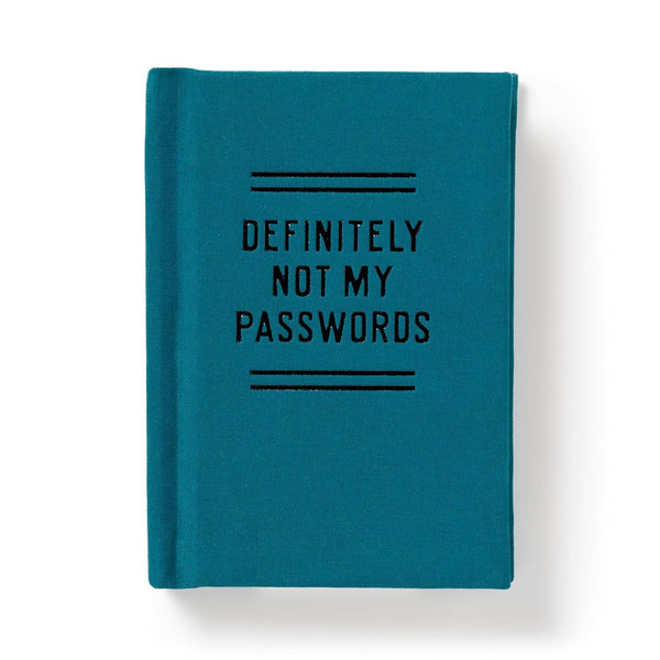 Definitely Not My Passwords Book
