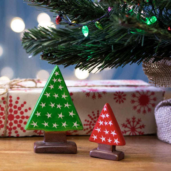 Soapstone Christmas Tree Set