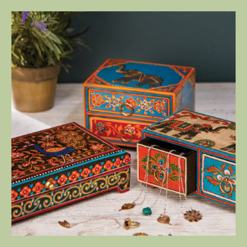 Wooden Boxes and Drawers