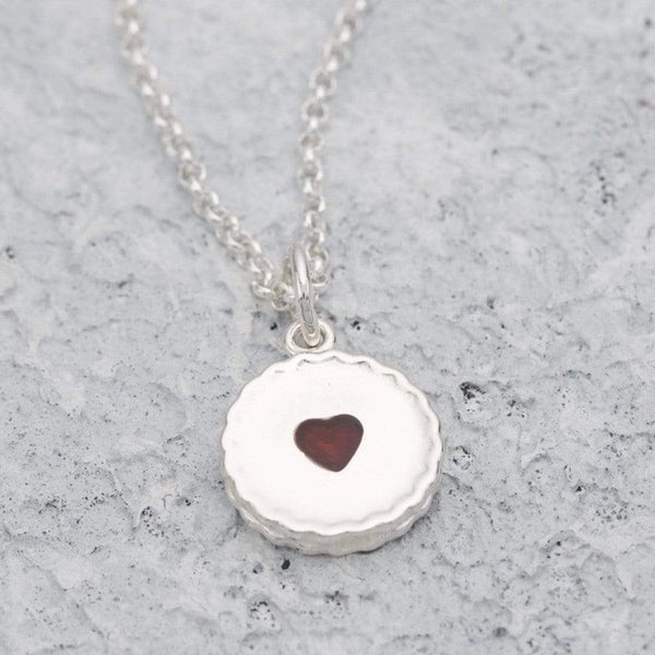 Jammie Dodger Sterling Silver Necklace