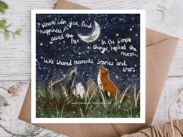 Simple Things Greetings Card