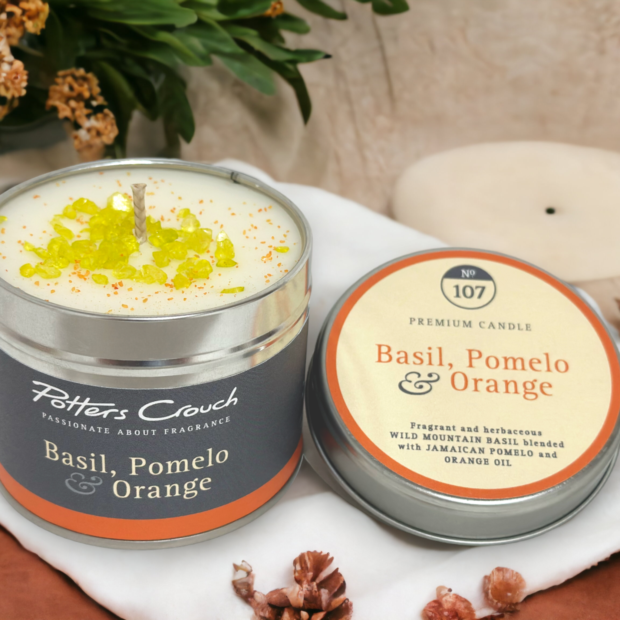 Basil, Pomelo & Orange Candle