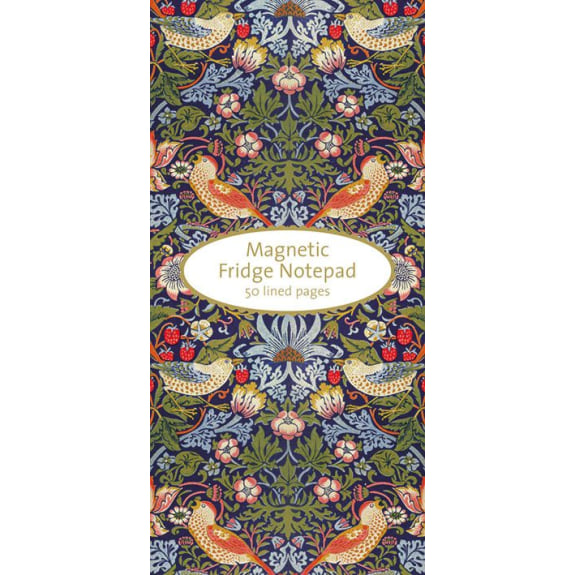 William Morris Strawberry Thief Large Magnetic Notepad