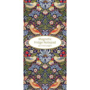 William Morris Strawberry Thief Large Magnetic Notepad