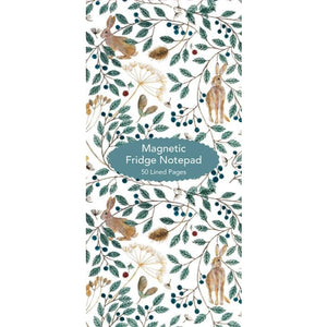 Hares and Berries Magnetic Notepad