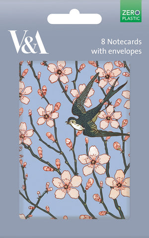 Almond Blossom & Swallow 8 Notecards