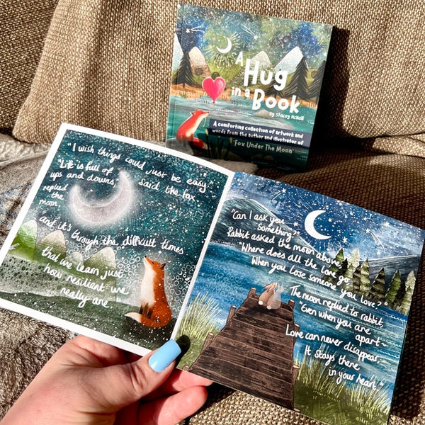 Hug in a Book Mini Paperback Book