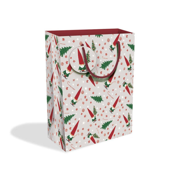 Little Christmas Gnome Large Gift Bag