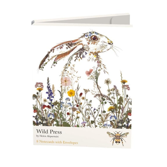 Wildflower Hare Notecards 8 Cards