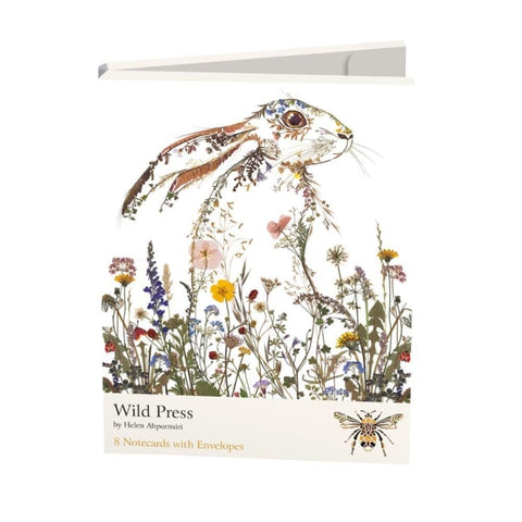 Wildflower Hare Notecards 8 Cards