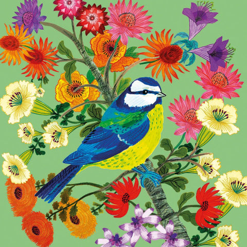 Blue Tit Greetings Card
