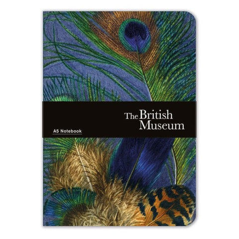 Feathers of a Peacock Lined Luxury Notebook A5