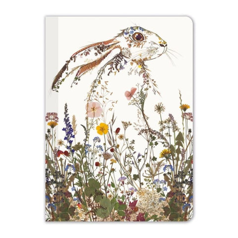 Wildflower Hare Mini Notebook