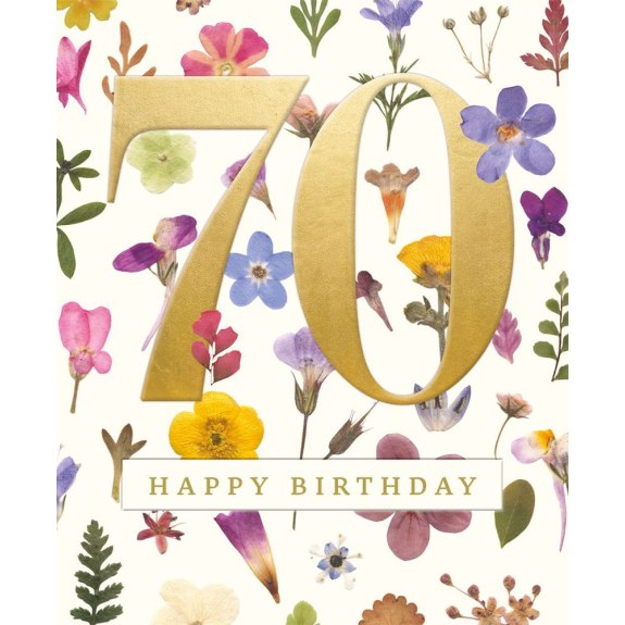 Flower Meadow 70 Greetings Card