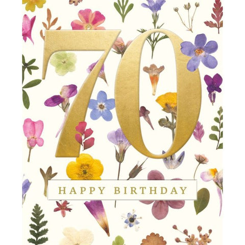 Flower Meadow 70 Greetings Card