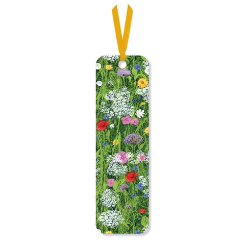 Bookmark with floral design on a white background