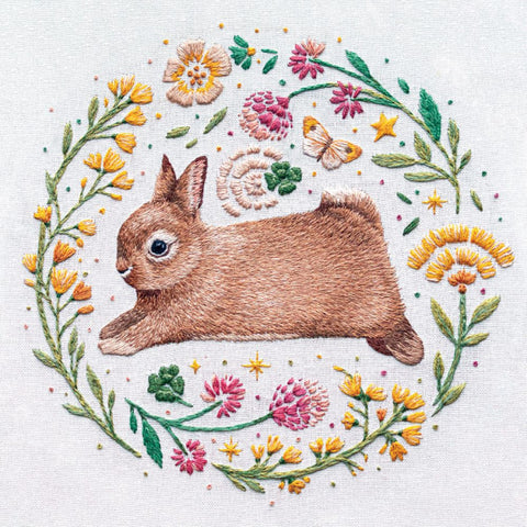 Bunny Hop Greetings Card