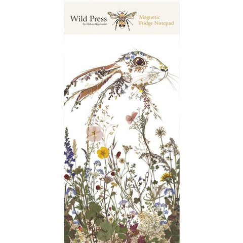 Wildflower Hare Magnetic Notepad