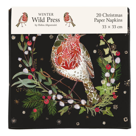 Woodland Wreaths Christmas Napkins