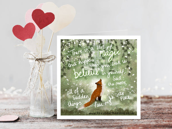 Believe Greetings Card