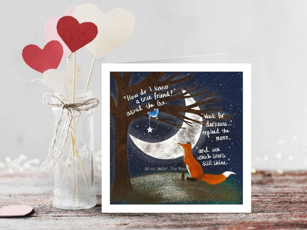 A True Friend Greetings Card