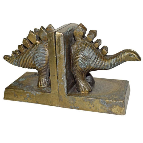 Stegosaurus Dinosaur Metal Bookends 10 x 7 x 10cm