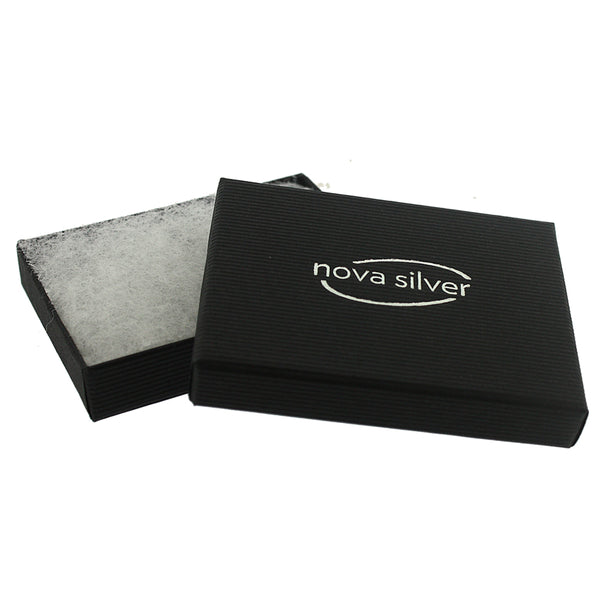 Nova Silver Turquoise Square Stud Earrings 5mm
