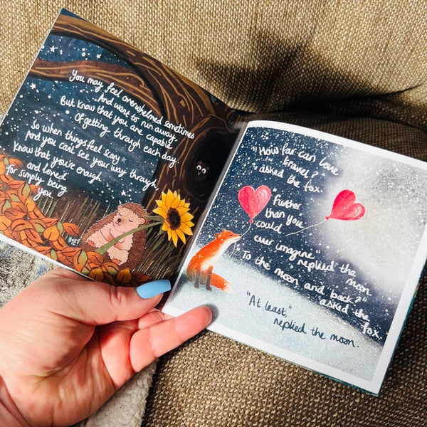 Hug in a Book Mini Paperback Book
