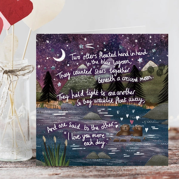 Hand in Hand Foiled Greetings Card