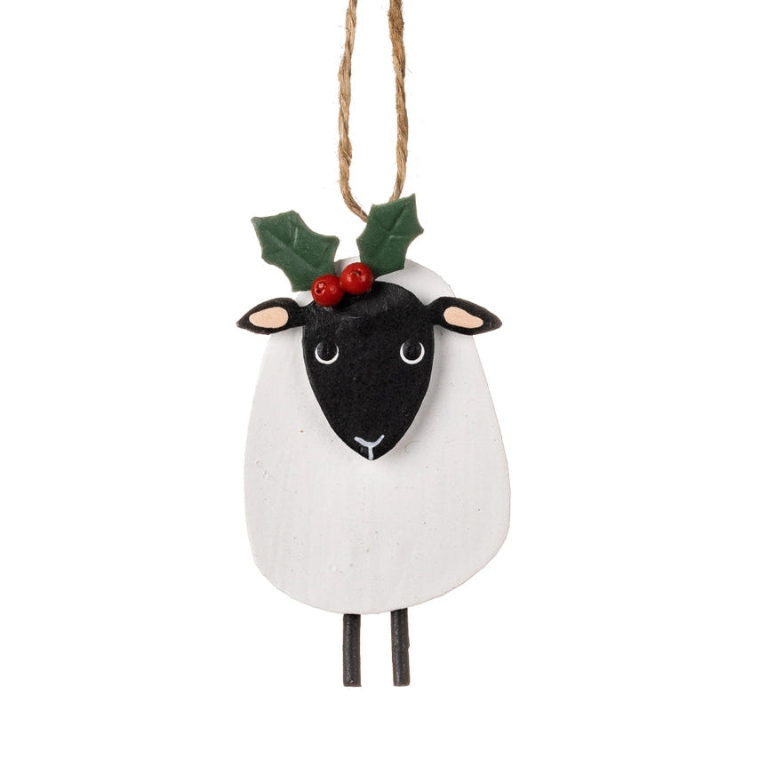 Sheep with Holly Hanger
