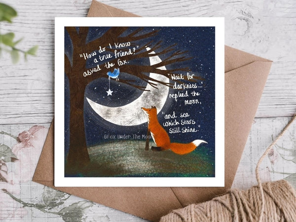 A True Friend Greetings Card