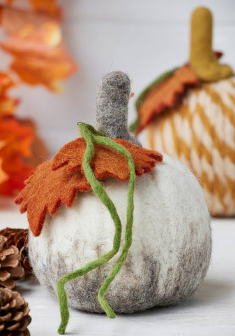 Felt Pumpkin Ornament