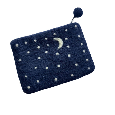 Moon and stars purse