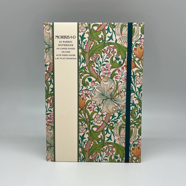 William Morris A5 Fabric Notebook