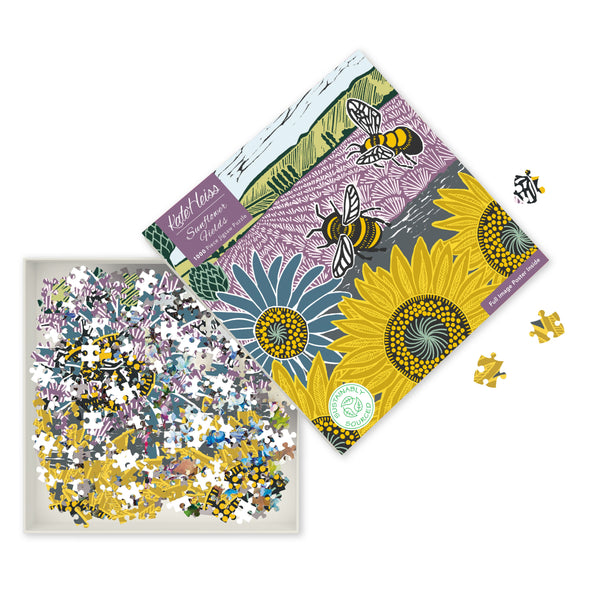 Kate Heiss Sunflower Fields 1000 Piece Jigsaw