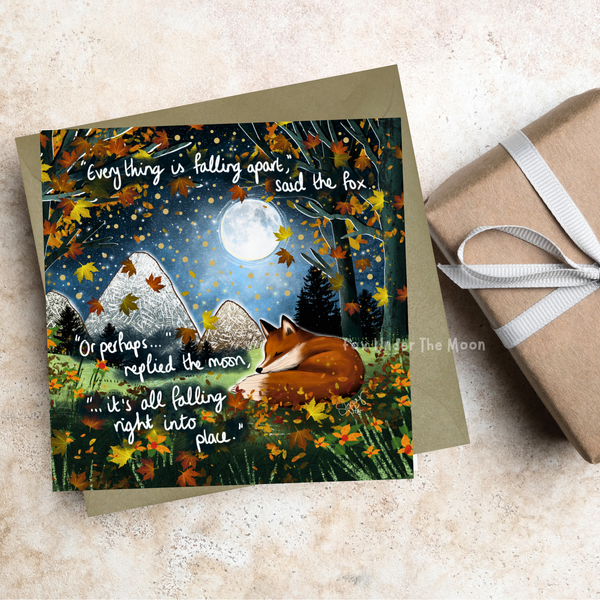 Falling Apart Greetings Card