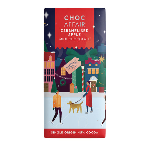 Caramelised Apple Milk Chocolate Bar 90g