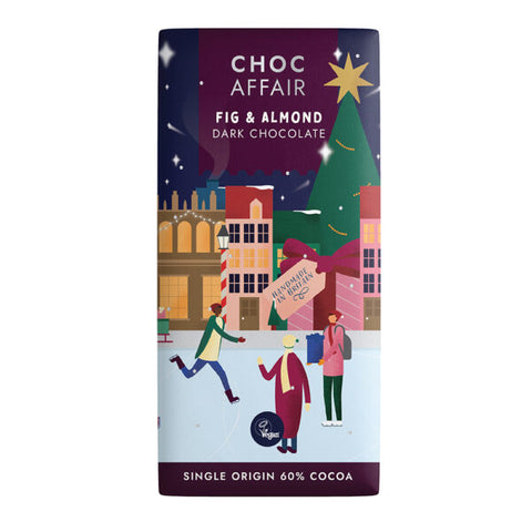 Fig and Almond Dark Chocolate Bar