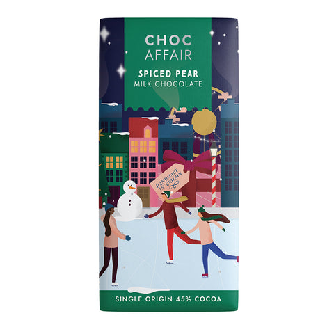 Spiced Pear Milk Chocolate Bar 90g