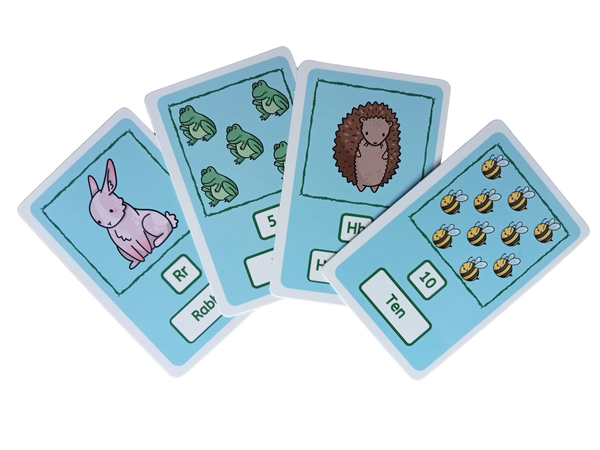 A-Z/1-10 Nature Flashcards