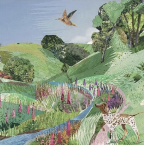 A Country Walk Greetings Card
