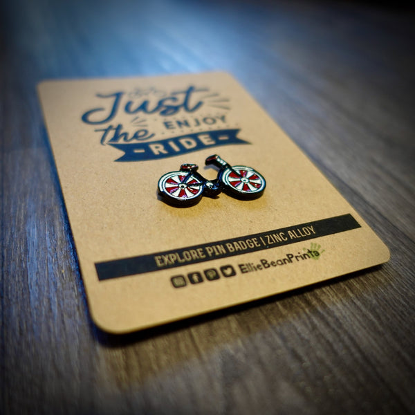 Cycling Enamel Pin Badge