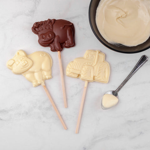 Farmyard Chocolate Lollies