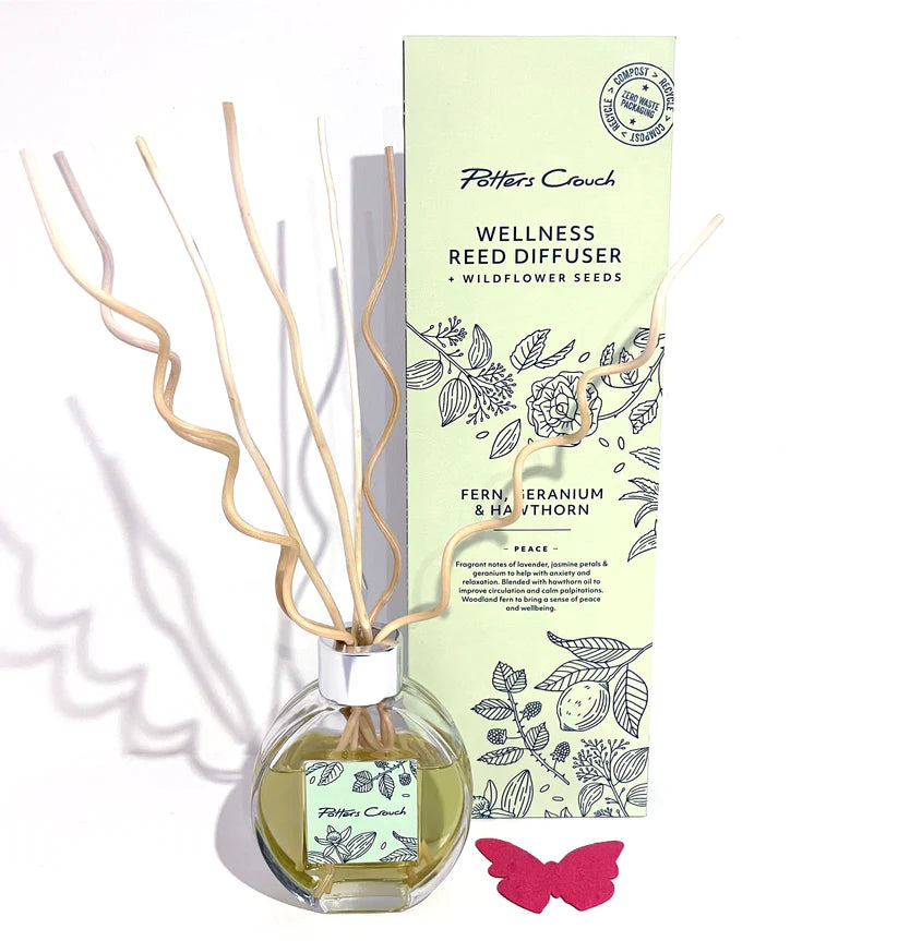 Fern, Geranium and Hawthorn Reed Diffuser 125ml – Olive and Myrtle