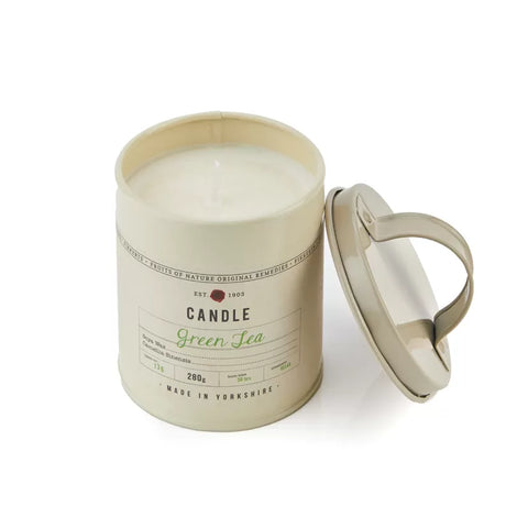 Large Green Tea Soy Candle in a Tin 280g