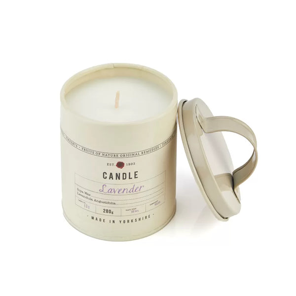 Large Lavender Soy Candle in a Tin 280g
