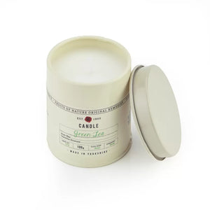 Small Green Tea Soy Candle in a Tin 100g