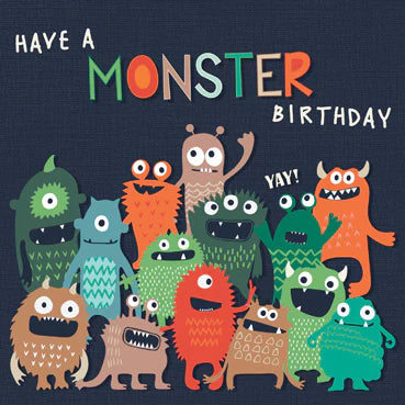 Have a Monster Birthday Greetings Card