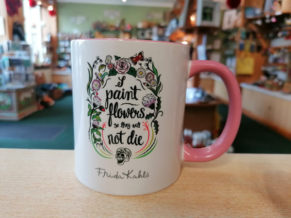 Frida Kahlo Flowers Mug