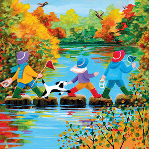 Stepping Out Greetings Card